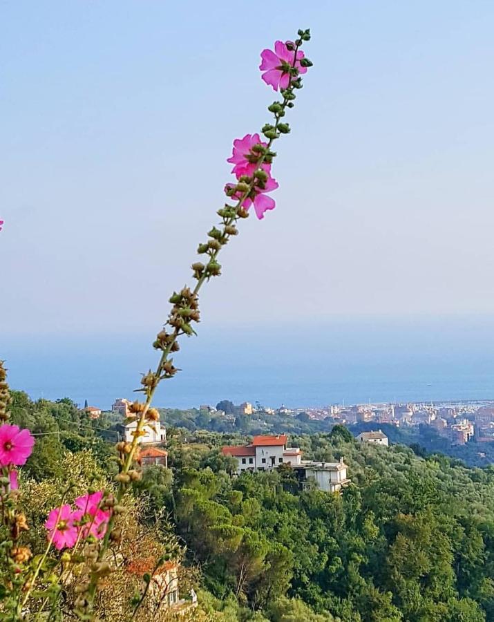 La Vivagna - Casa Vista Mare Tra Gli Ulivi Villa Leivi Kültér fotó